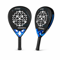 Raquette de padel NODEX SPORT, fabricant professionnel, logo personnalisé, fibre de carbone 3K/12K/18K, qualité supérieure.