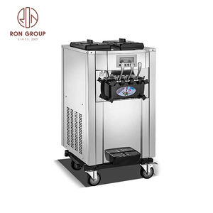 Máquina para hacer helados 3 sabores 20-28 L/H Máquina automática para hacer helados de yogur congelado Restaurante Máquina comercial de helados de servicio suave - Product Image 5