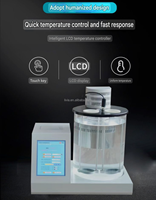 Medidor de densidad de aceite líquido con pantalla táctil, medidor de densidad de aceite líquido con baño de temperatura constante, probador digital de gravedad específica