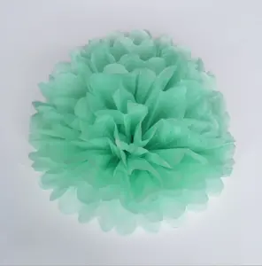 Bán Buôn Giấy Màu Hoa Pompom Set Trang Trí Sinh Nhật Bên Trang Trí Pompom Trang Trí Nội Thất