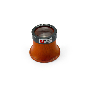 Wooden <strong>Watch</strong> <strong>Repair</strong> <strong>Magnifying</strong> Glass Mirror Eyepiece Watchmakers <strong>Repair</strong> Eye Loupe Glass Tool - Product Image 2