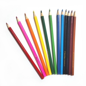 Lápices de Colores de Madera de Álamo de 12 Colores Personalizados para Escuela, Lápices de Colores Preafilados de Alta Calidad - Product Image 3