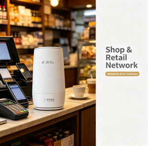 Routeur Gigabit <span class=keywords><strong>JCG</strong></span> Q20 2.4G 5G AX1800M Openwrd SC Connector MESH WiFi6 Version anglaise avec antenne intégrée - Product Image 6