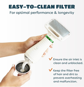 Pengering rambut hewan peliharaan profesional, pengering rambut anjing dengan pin baja tahan karat untuk bulu keriting dan anjing dan kucing berbulu panjang - Product Image 1