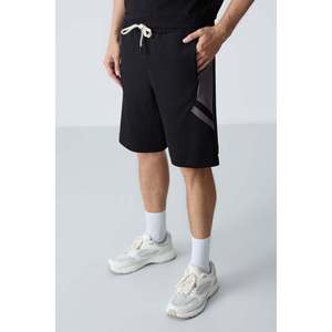 Pantalones Cortos de Algodón Tommylife para Hombre, Corte Estándar, Color Negro, Talla S, Casuales y Transpirables - Product Image 6