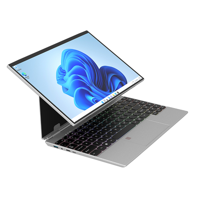 2026 New 14 Inch 2 in 1 Win 11 Tablet Laptop Touch Screen Intel N95 512GB 1TB RAM Business Educational Laptop with RGB Keyboard