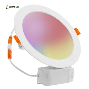 Vendita calda 10W 15W 18W 20W RGBWW Wifi Smart plafoniera 110-240V Tuya Smart LED Panel Light per illuminazione interna