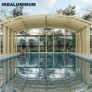 Ikealuminum 2024 cơ giới hồ bơi bao gồm hồ bơi bao gồm tự động nhôm bao vây sunroom cho hồ bơi - Product Image 5