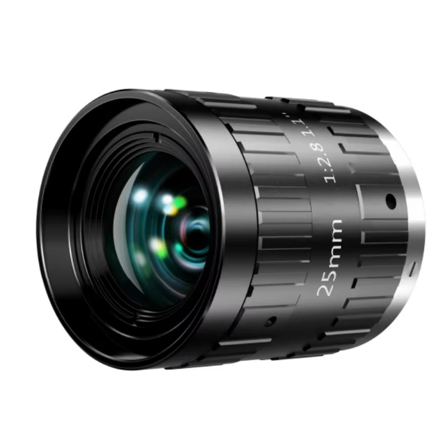 20MP 1.1 Inch 25mm F2.8-22 Industrial Ultra-low Distortion C Mount Optical Lens for Machine Vision