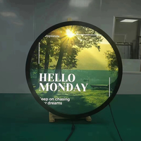 Écran d'affichage LED circulaire personnalisé JL P1.5 P1.8 P2 P2.5 écran LED pour logo de magasin Affichage OLED