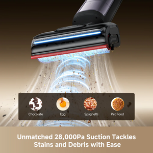 Aspiradora de Vapor Dreame H16 Pro, Húmeda y Seca, con Brazo Robótico Dual con IA 200 ° C Steam Wash 90 ° Aspiradora con Función de Fregado en Seco y Húmedo, 28kPa de Succión - Product Image 3