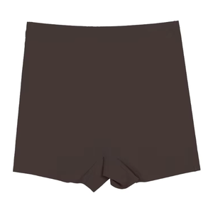 XL kadın anti-see-Through emniyet Boxer külot 3 renkler dikişsiz karın kontrol nefes buz ipek olmayan kıvırma baskılı - Product Image 2