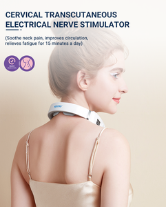 En forma de U de Control remoto Mini eléctrico portátil inalámbrico pulso vibrante inteligente cuello masajeador - Product Image 2