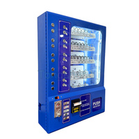 Snack Drink Mini Fixé Au Mur 24 Heures Bill Et Coin Accepteur Jeton Automatique Mini Petit Distributeur Automatique