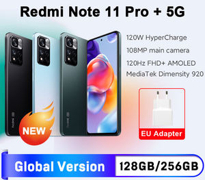 Octa-core Dimensity 920 120W Versión global Smartphone para <span class=keywords><strong>Xiaomi</strong></span> <span class=keywords><strong>Redmi</strong></span> Note 11 Pro + <span class=keywords><strong>5G</strong></span> HyperCharge 120Hz AMOLED 128GB / 256GB - Product Image 3