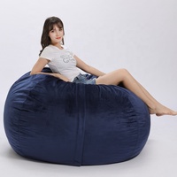 Housse de fauteuil en fourrure, couverture de fauteuil, sac haricots, pendante pour enfants et adultes