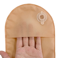 Sacs de stomie adhésifs opaques médicaux en deux pièces pour les soins d'iléostomie/colostomie/stomie Couleur de peau de classe I certifiée CE
