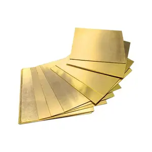 Shiny copper plate 0.5mm - 5mm brushed brass copper sheet