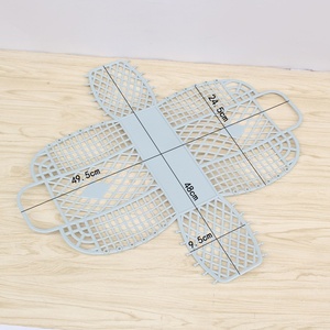 Cesto Portatile in Plastica a Forma di Diamante per Frutta e Verdura con Manico - Vendita all'Ingrosso - Product Image 4