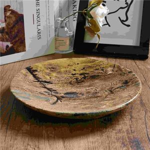 Quemador de Incienso de Estilo Religioso Vintage con Placa Redonda de Cristal Natural Único de Jasper para Sanación, Venta al por Mayor - Product Image 4