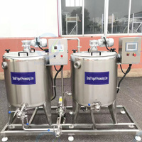 Cuve de pasteurisation de 500 litres pour jus de fruits, pulpe de fruits, lait, capacité de pasteurisation pour les plantes