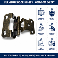 Charnières de porte sur mesure en acier inoxydable 304 à roulement à billes, robustes, finition brossée pour portes intérieures en bois, maison et bureau