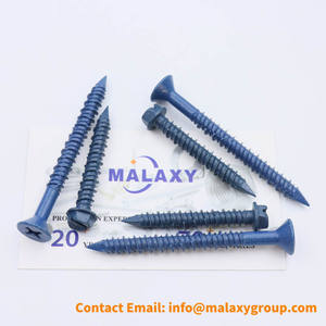 Tornillo de Anclaje de Acero al Carbono MALAXY, Cabeza Plana, Resistente, Galvanizado, para Anclaje en Bloques de Mampostería - Product Image 2