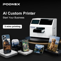 Impresora UV Plana PodNEX A3, Máquina de Impresión de Carcasas de Teléfono, Impresora UV Plana A3 para Productos Personalizados