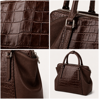 fábrica personalizada al por mayor bolsos de estilo de moda cuero genuino señoras bolso de hombro bolso de mano de las mujeres