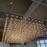 DUOMEIJU Lustre en cuivre au design moderne, luminaires suspendus en métal pour salon, ovale moyen, longueur réglable, LED, garantie de 3 ans
