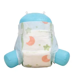 Wholesale leak guard cotton Grade B free sample ultra thin cheap baby diaper 100% available use