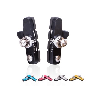 Plaquettes de frein pour vélo de route, étrier C, caoutchouc remplaçable, bloc de coque, jantes en alliage d'aluminium, <span class=keywords><strong>roue</strong></span> de friction, frein 55 mm - Product Image 1
