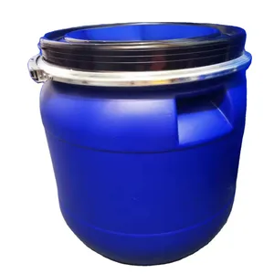 Customized plastic flange buckets hoop buckets 20l hdpe plastic drums