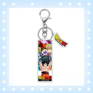 Llavero Personalizado de Dos Piezas con Figura Humana de Anime en Acrílico, <span class=keywords><strong>Foto</strong></span> Digital, Material Plástico Impermeable, Tendencia de Moda Digital - Product Image 4