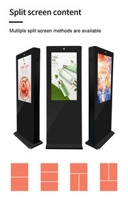 Affichage numérique vertical 4K de 43 à 55 pouces pour l'extérieur, équipement publicitaire Wifi, kiosque interactif LCD Adv4331 (extérieur) - Product Image 4