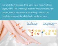 Appareil professionnel de pressothérapie pour drainage lymphatique, 16 chambres, pression continue, masseur pneumatique pour les jambes et le corps entier