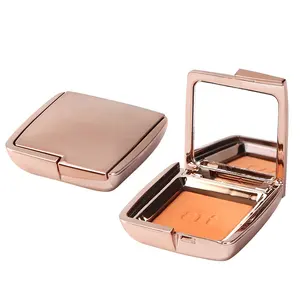 Cosmetics Single Color Eyeshadow Palette High Quality Transparent Plastic Packaging Brands' Product Sample Box Private Label