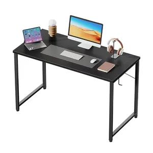 Personnalisation rapide bureau maison bureau à hauteur réglable bureau d'ordinateur avec bureau noir