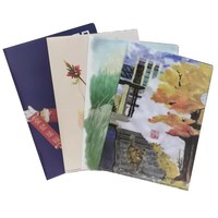 Carpeta Transparente de Polipropileno A4, Carpeta de Archivo en Forma de L