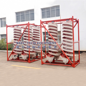 Installation mobile de lavage d'or avec séparateur gravimétrique et chute spirale, dotée d'une pompe, pour le traitement du manganèse, du zinc, du plomb et du cuivre, capacité de 3-5 t/h - Product Image 4