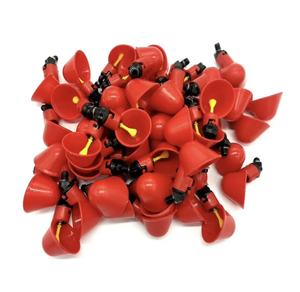 Abreuvoir automatique pour cailles avec gobelets à eau pour oiseaux, système d'abreuvement pour volailles en plastique pour cage de ferme, abreuvoir suspendu - Product Image 4