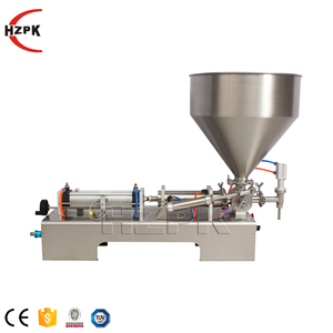 Machine de remplissage semi-automatique HZPK pour flacons de yaourt à haute viscosité avec piston - Product Image 2