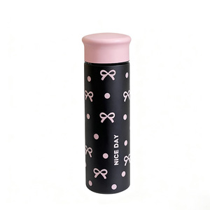 New Creative Stainless Steel Thermos Cup, Portable Mini Water Bottle with Tea <b>Filter</b> for Students Custom Logo - Product Image 1