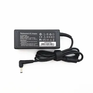 Carregador universal para laptop, carregador de bateria com MOQ pequeno, adaptador de energia AC para notebook Toshiba Lenovo Asus 65W 19V 3.42A