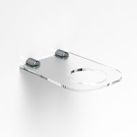 Présentoir Moderne Pliable en Acrylique pour Articles de Papeterie et Marchandises Spéciales - Taille et Couleur Personnalisables