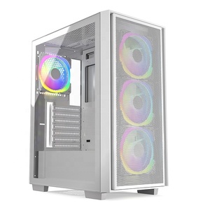 <span class=keywords><strong>Caja</strong></span> de PC Gamer ATX de Torre Media con Panel Lateral de Vidrio Templado Hecho a Mano, RGB, con Fuente de Alimentación y USB 3.0 - Product Image 6