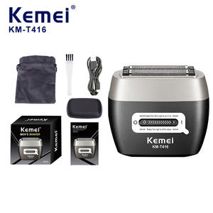 Afeitadora eléctrica Kemei KM-T416, afeitadora recargable para hombre con cepillo de limpieza y bolsa de almacenamiento - Product Image 1
