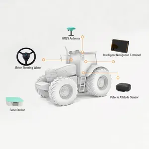 Sistema de dirección automática piloto automático GPS maquinaria agrícola navegación tractor navegación automática