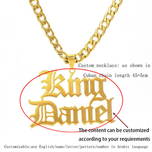 Xintong Tùy Chỉnh 2D 3D Logo Thép Không Gỉ Vòng Cổ Cho Phụ Nữ Người Đàn Ông Thời Trang Đồ Trang Sức Bạc Cá Nhân Logo Nhà Máy Trực Tiếp - Product Image 3