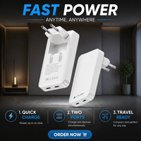 Chargeur 35W PD3.0, accessoire électronique, adaptateur USB avec connecteur pliable, production OEM